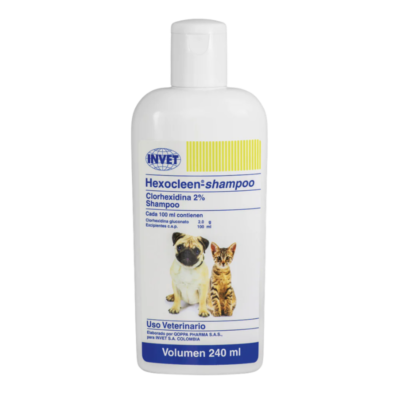 invet-hexocleen-shampoo Shampoo Dermatológico - 240ml