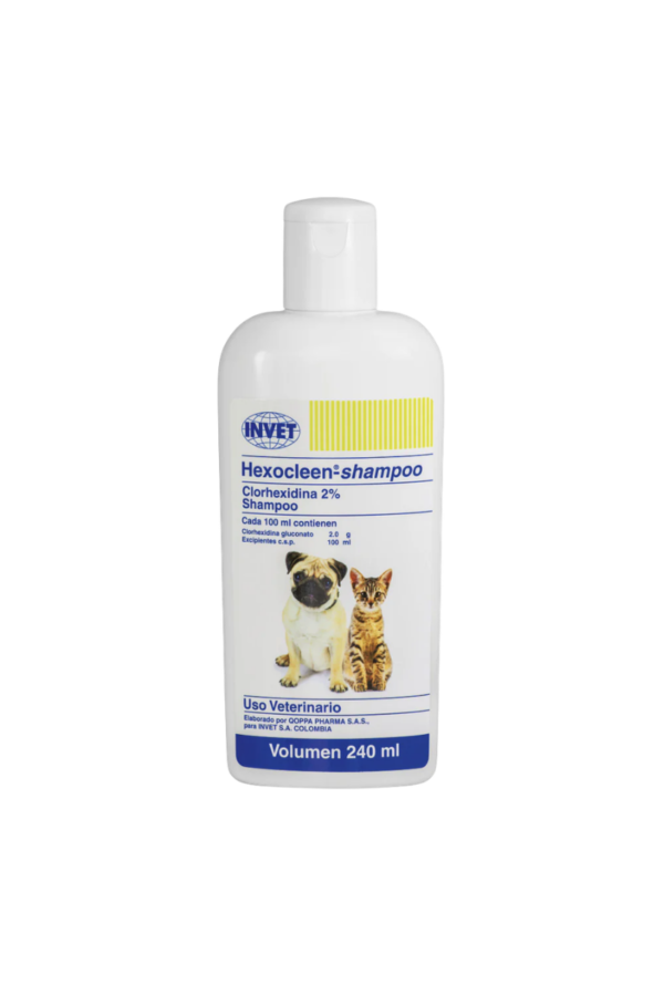 invet-hexocleen-shampoo Shampoo Dermatológico - 240ml