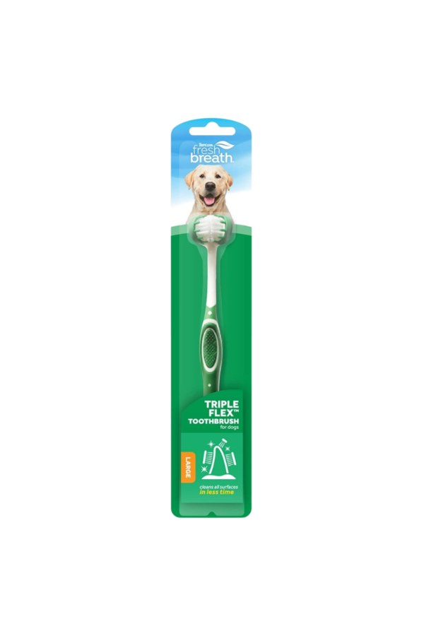 tropiclean-triple-flex-toothbrush-for-large-dogs Cepillo Dental - Perros Grandes