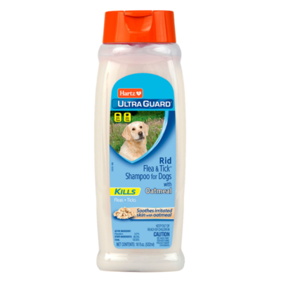 hartz-ultraguard-rid-fleatick-with-oatmeal-shampoo Shampoo Antipulgas y Garrapatas con Avena - 532ml