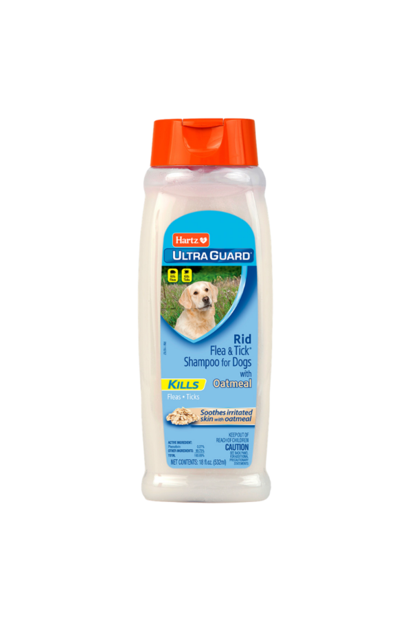 hartz-ultraguard-rid-fleatick-with-oatmeal-shampoo Shampoo Antipulgas y Garrapatas con Avena - 532ml