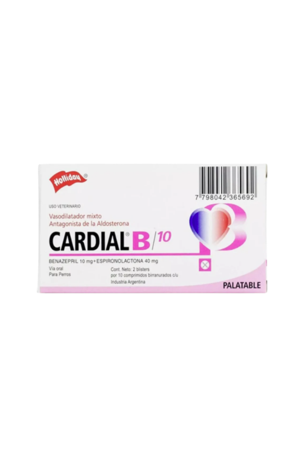 holliday-cardial-b-10 Protector Cardíaco - 1 caja(20tab)