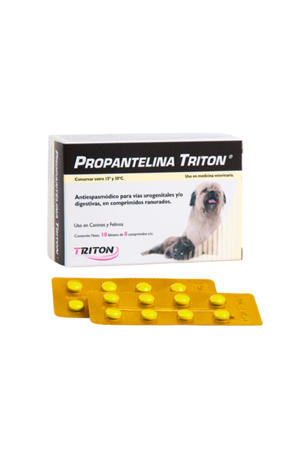 triton-vet-propantelina Antiespasmódico - 16tab