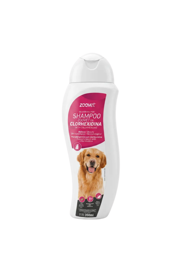 zoovet-shampoo-con-clorhexidina Dermatitis Seborreicas - 350ml